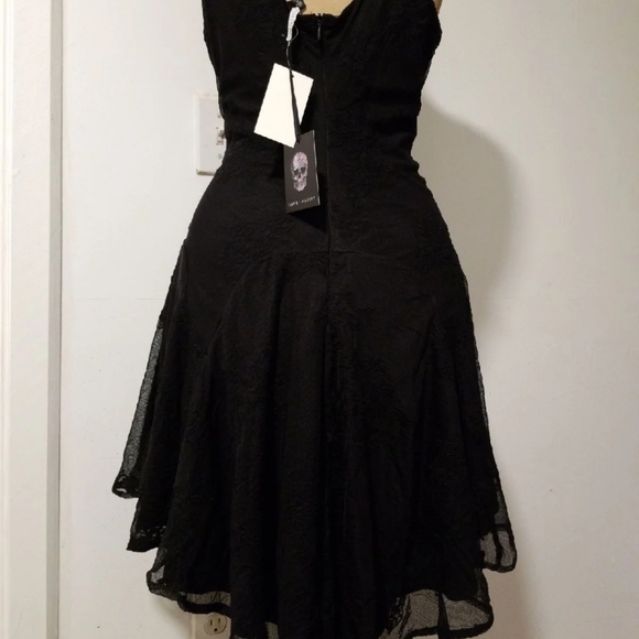 BLACK LACE DRESS - Picture 6 of 8